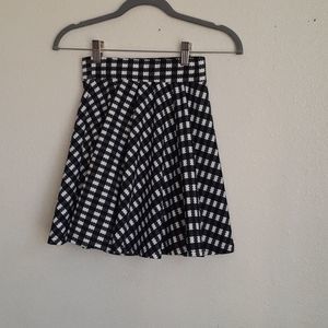 Kathy girls skirts size small black and white